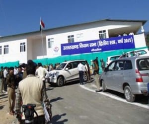 uproar in gairsain session on first day.
