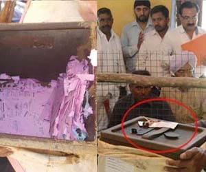 Panchayat election Counting in Uttar Pradesh.