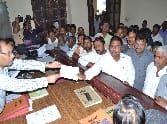 District Panchayat with the winners of Grand flocked
