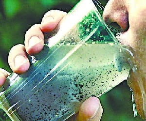 protest against water problem