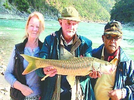 Mahseer caught