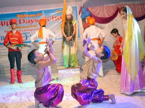 The school celebrated the anniversary with colorful programs