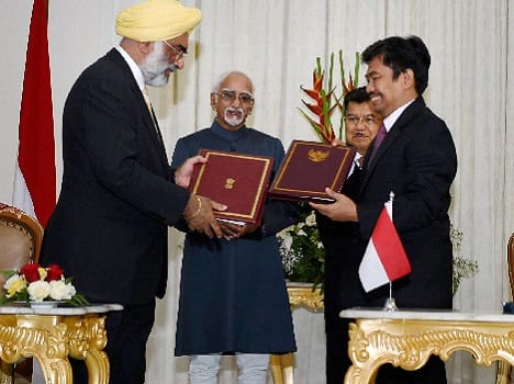 India-Indonesia signs agreements on Energy and culture