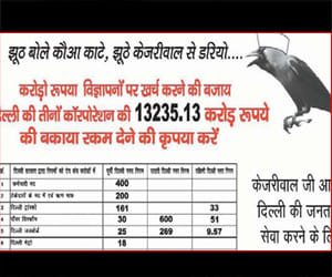bjp's new poster war against delhi cm