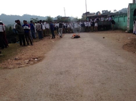 kalakote once again tense on protest of students against anti India slogans