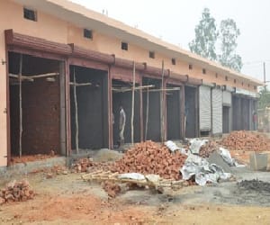 question on construction of meat market without permission