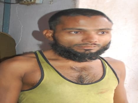 The young man was in police station attempts self-immolation