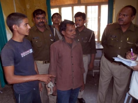  Court bringing the accused threw stones at police