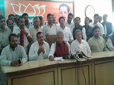 Finally joined the BJP Former MLA Arvind Giri