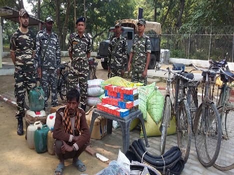 Smuggled goods Including arrest