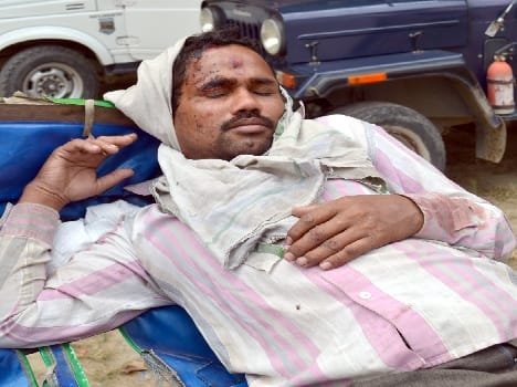 Elections in rivalry The couple was injured