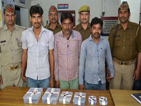 up stf caught three sharp shooter of chota rajan gang