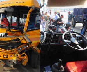 12 children died in an accident in   Lucknow.