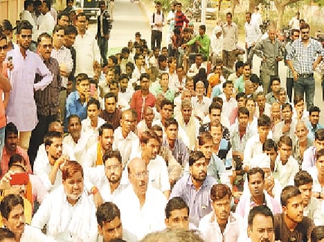 BJP came Hunger-strike in custody