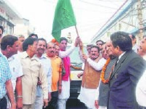 now ringing the door bell to collect garbage in Kurukshetra