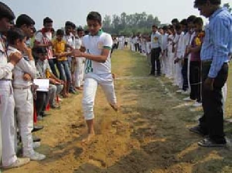 Sahil 50 -meter race at the first 