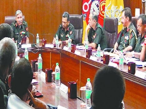 Military security aspects churned