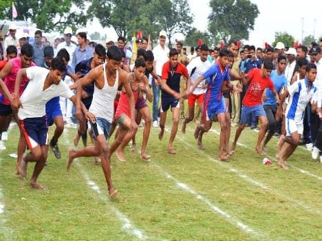 The district started secondary athletics competition