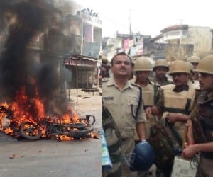 Ruckus after the death of student in Gonda.