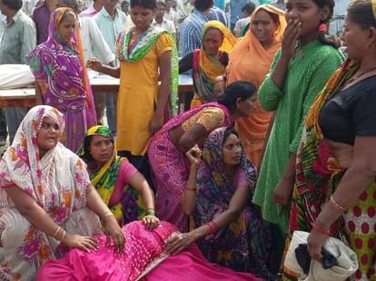 Ruckus after the death of student in Gonda.