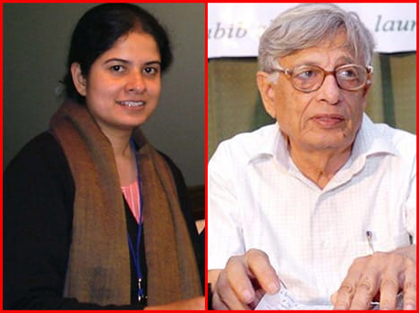 Irfan Habib's daughter is married to Amit Mishra not Faraz.