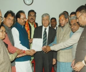 BJP demanded dismissal of the congress government.