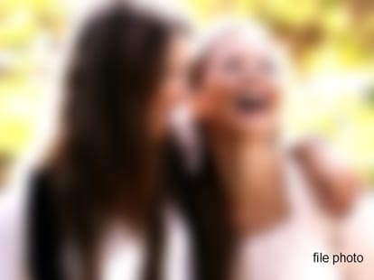 Lesbian friends: love relation between two girl, escaped from house