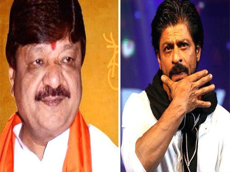 Kailash Vijayvargiya again attack on Sahrukh khan