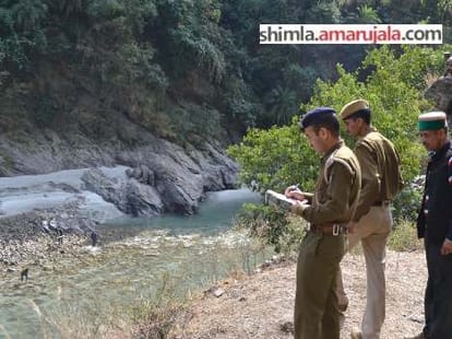Six drown as car plunges into Beas river in Mandi Himachal.