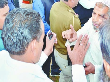Tension on disputed land