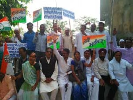 In protest marches took