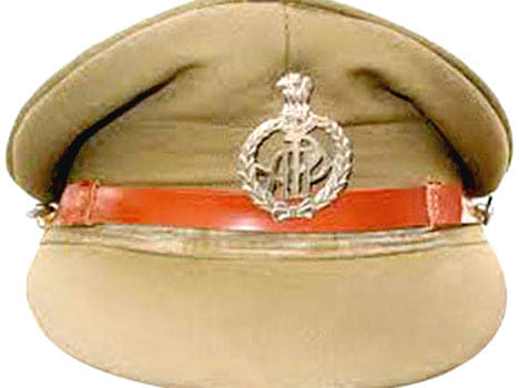 Uniformed police personnel at petrol pumps