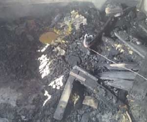 fire case in naun  village.