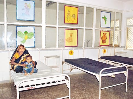 Thousands very undernourished and one child admitted