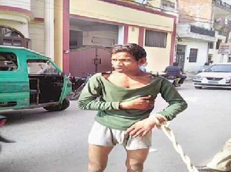 rape with seven year child, the accused capture