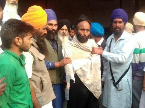shri guru granth sahib insult, sikh man arrested