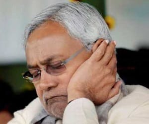 when nitish think about to business after to defeat in election