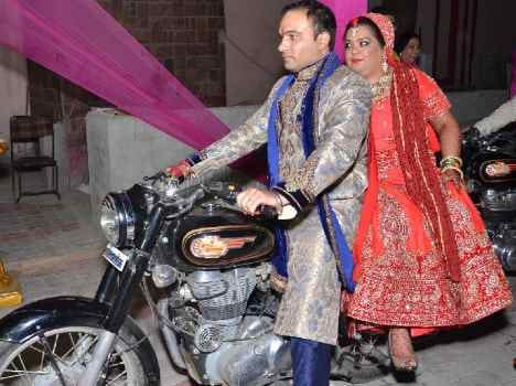amritsar, bullet, marriage, bride, groom, house