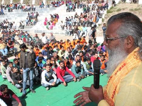 maha panchayat on cow safety at sirmaur, himachal.