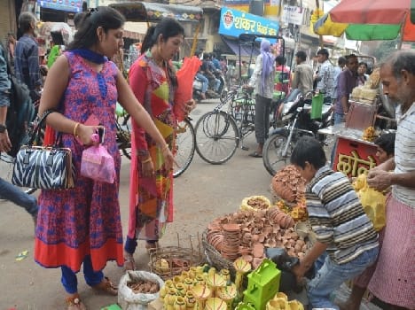 preperation for deepawali in mathura