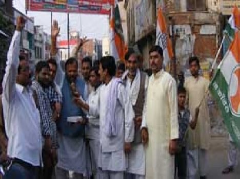 Grand alliance in Bihar, the Congress won cheers