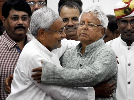 news political equation between nitish and lalu
