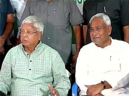 Nitish not lalu is real boss in bihar
