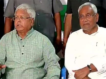 news political equation between nitish and lalu