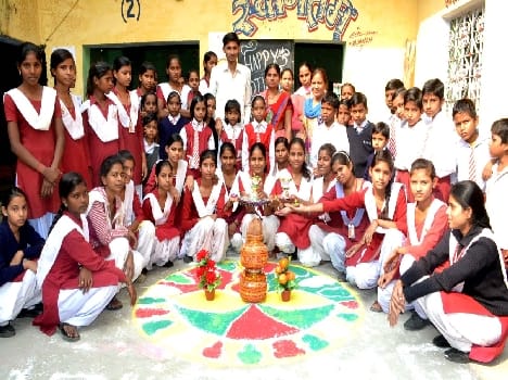 students celebrated diwali programme