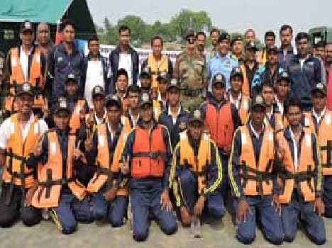 Naval Unit NCC cadets were welcomed at the Balia