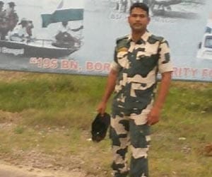 BSF man shot dead by his father.