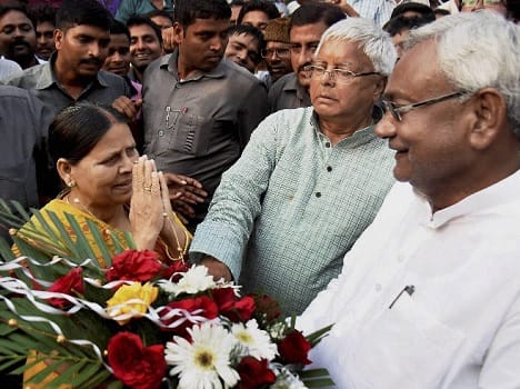 Cabinet formation of Nitish government and RJD