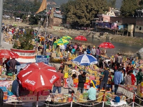 Diwali is a lively market day
