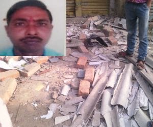 explosion in crackers shopkeeper died